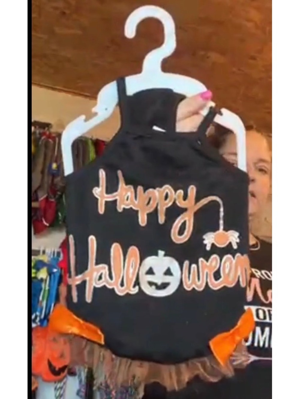 Black Happy Halloween pet shirt